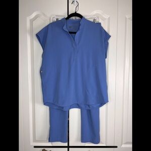 Blue S/P Figs Two-Piece Set